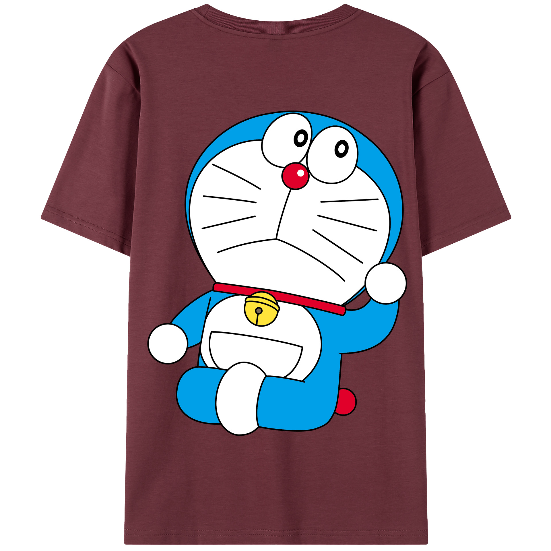 （画像用） ドラえもん Doraemon 綿100％半袖Tシャツ（背面プリント）